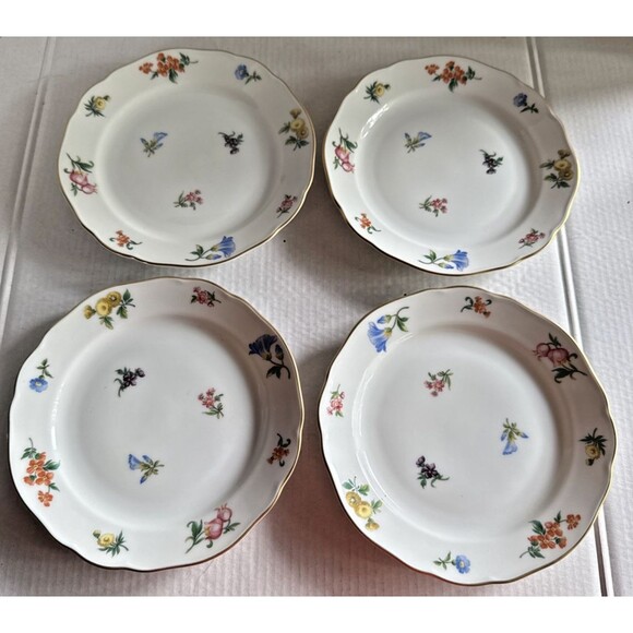 Set of 4 JHR Hutschenreuther Maria Theresia Bavaria 6" Dessert Bread Plates - Picture 3 of 5